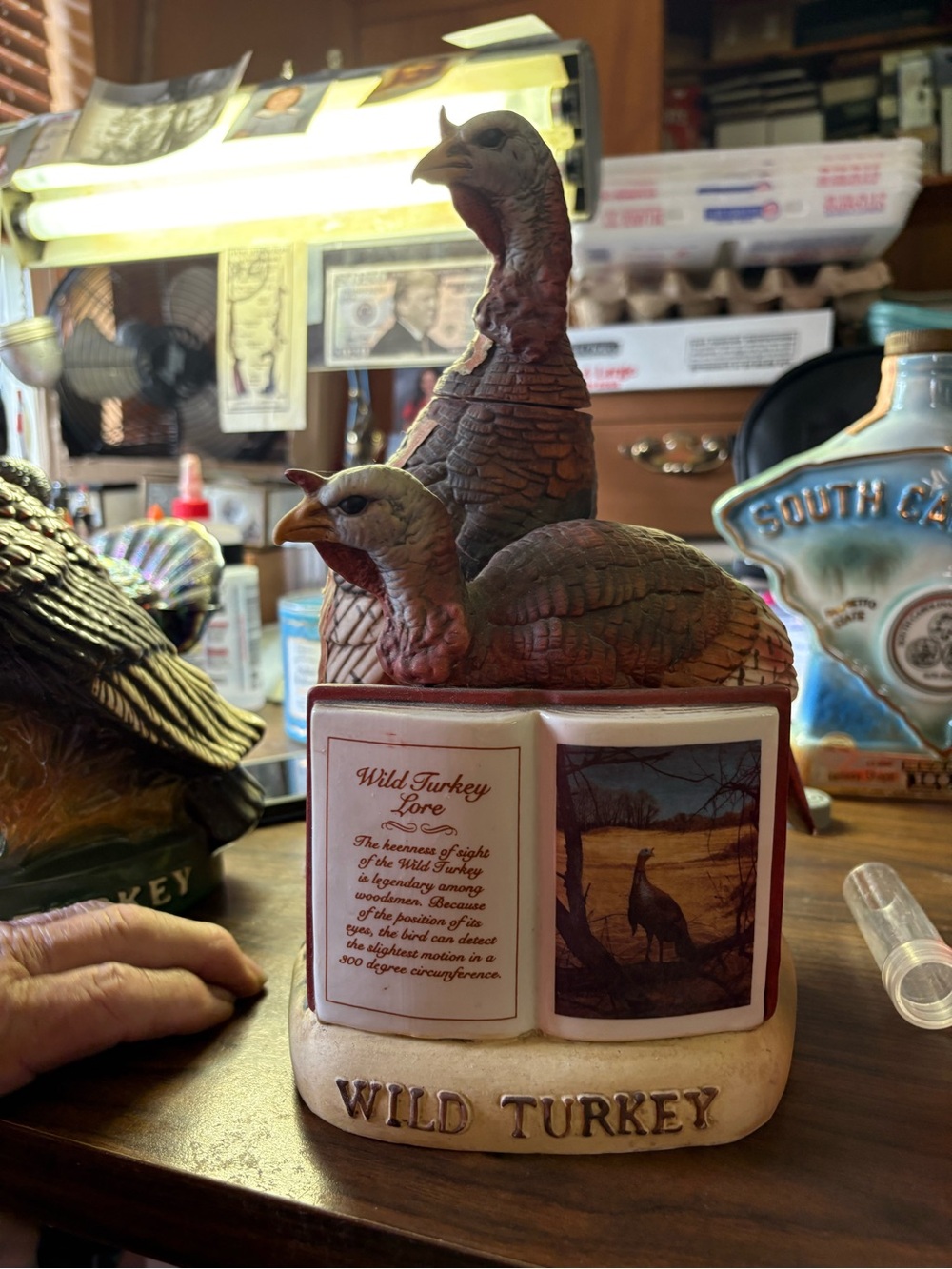 1981 Austin Nichols Wild Turkey Lore Series 2 No. 3 Decanter -Keenness of Sight.